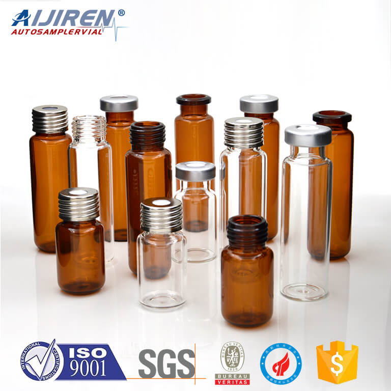 volume 20 mL beveled finish crimping gc vial aluminum crimp seal